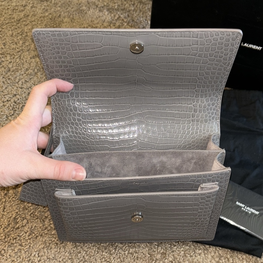 SAINT LAURENT Medium Sunset Bag - Picture 8 of 12